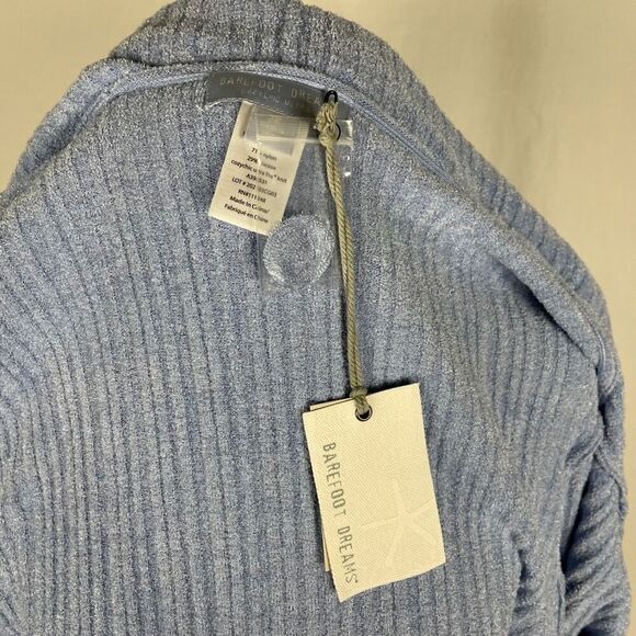 Barefoot Dreams NWT CozyChic Namaste Rib Hooded Cardi - Women’s 2X - Picture 7 of 9